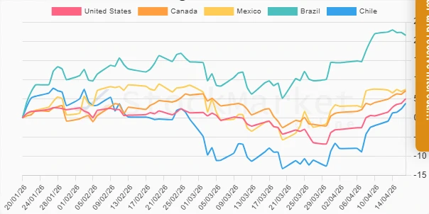 One Month Performance Chart