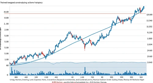 DHI: Trend with Support and Resistance Levels - DR Horton Inc
