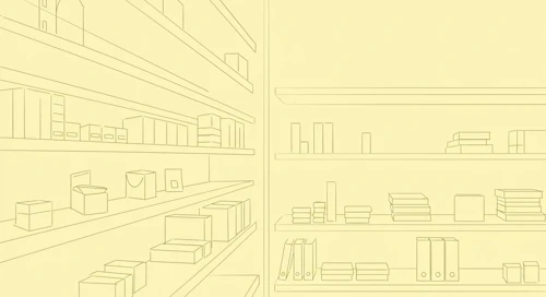 Retail market illustration