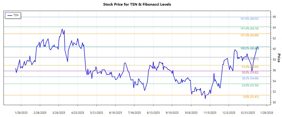 Tyson Foods Stock Chart