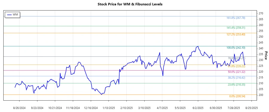WM Stock Chart Analysis